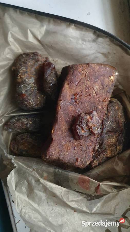 Bursztyn stara kalafonia żywica Fabryka Klejów i Warszawa