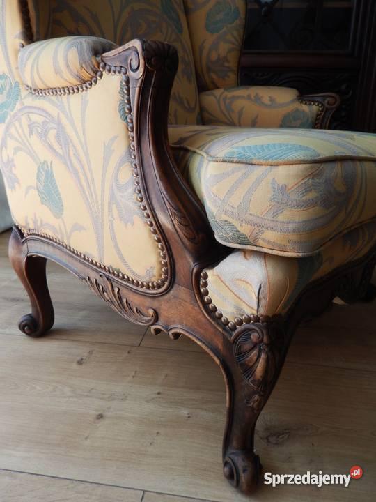 fotel uszak renowacji ludwikowski rzezbienia Lubin