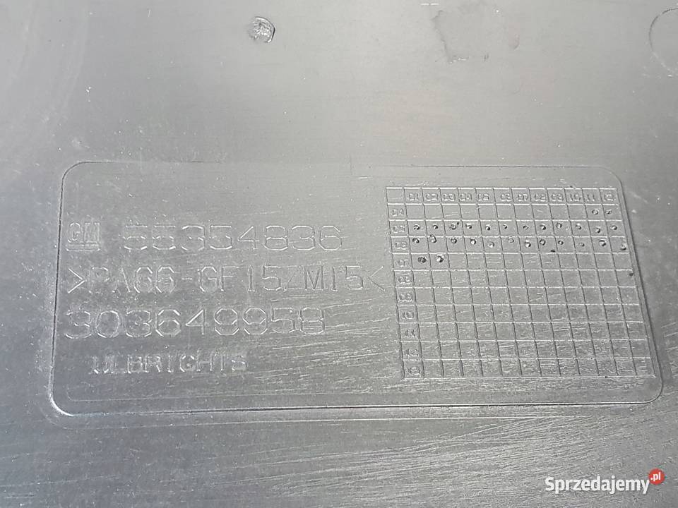 OBUDOWA ROZRZĄDU Chevrolet Cruze Orlando 18 16V lubelskie Chełm