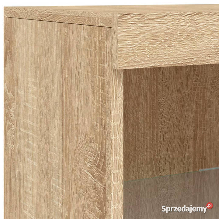 Szafka z oświetleniem LED dąb sonoma 162x37x100 Warszawa