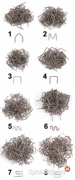 Zszywki DO ZGRZEWARKI PLASTIKU Zszywacza 8 Typów Katowice