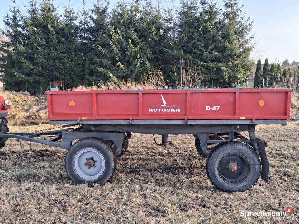 Przyczepa wywrotka d47 Przyczepy rolnicze Rzgów sprzedam