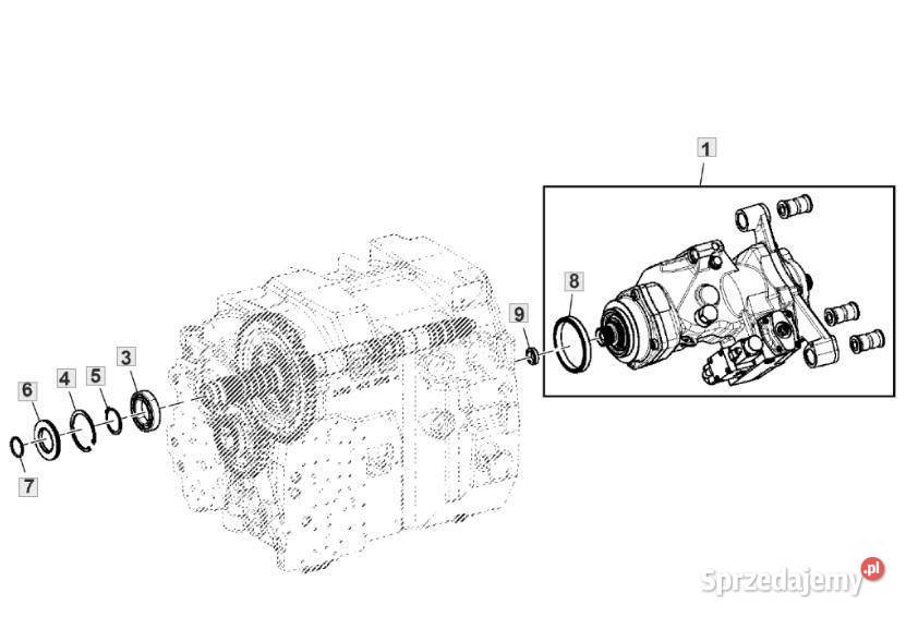 John Deere 6230 6250 hydrostat zbiornik Jastrzębniki sprzedam