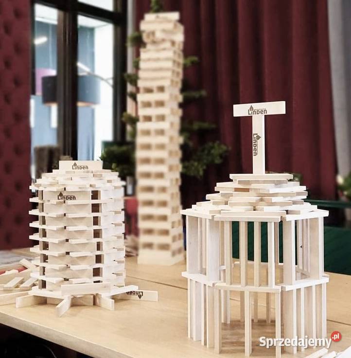 Klocki drewniane Linden 1000 w kartonowym Wrocław
