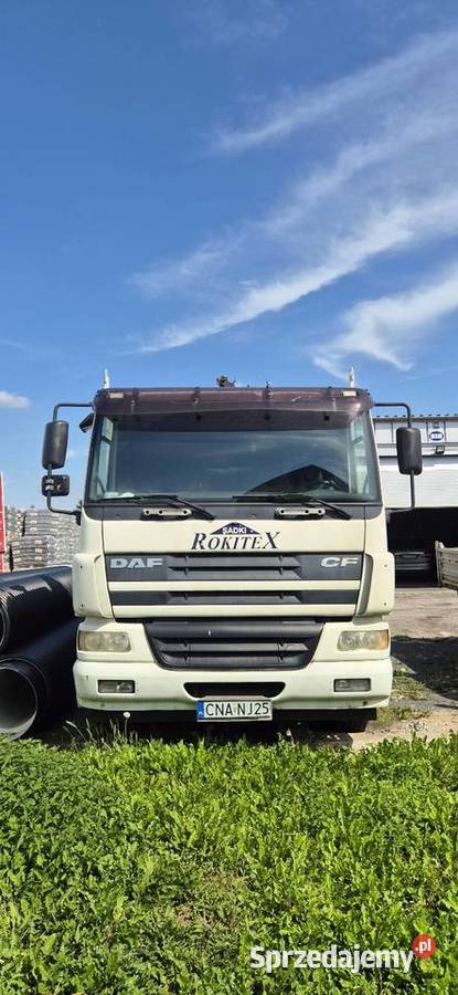 DAF CF 75360 2006 HDS Palfinger PK 12000 kujawsko-pomorskie Sadki sprzedam