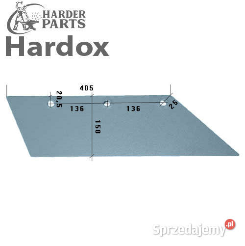 Lemiesz 20 300ha HARDOX 3352134P SB56DR do pługa podlaskie