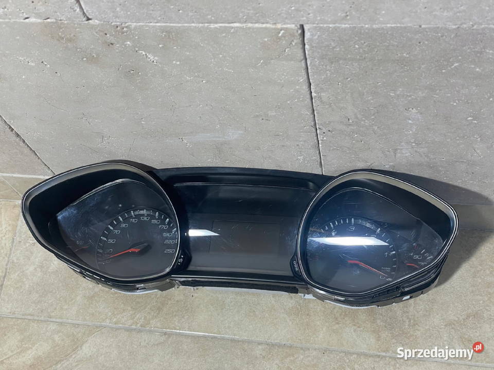 LICZNIK ZEGAR 9809838380 PEUGEOT 308 II T9 osobowe Liczniki i zegary małopolskie Barwałd Dolny