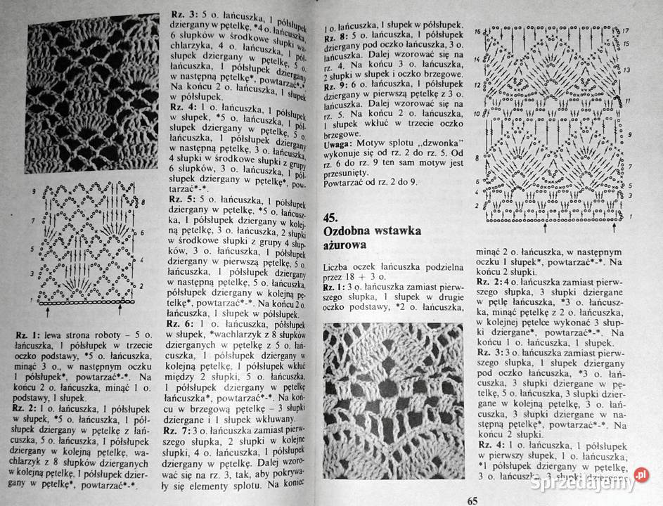 Album splotów szydełkowych Irena Kotecka miękka Chełm