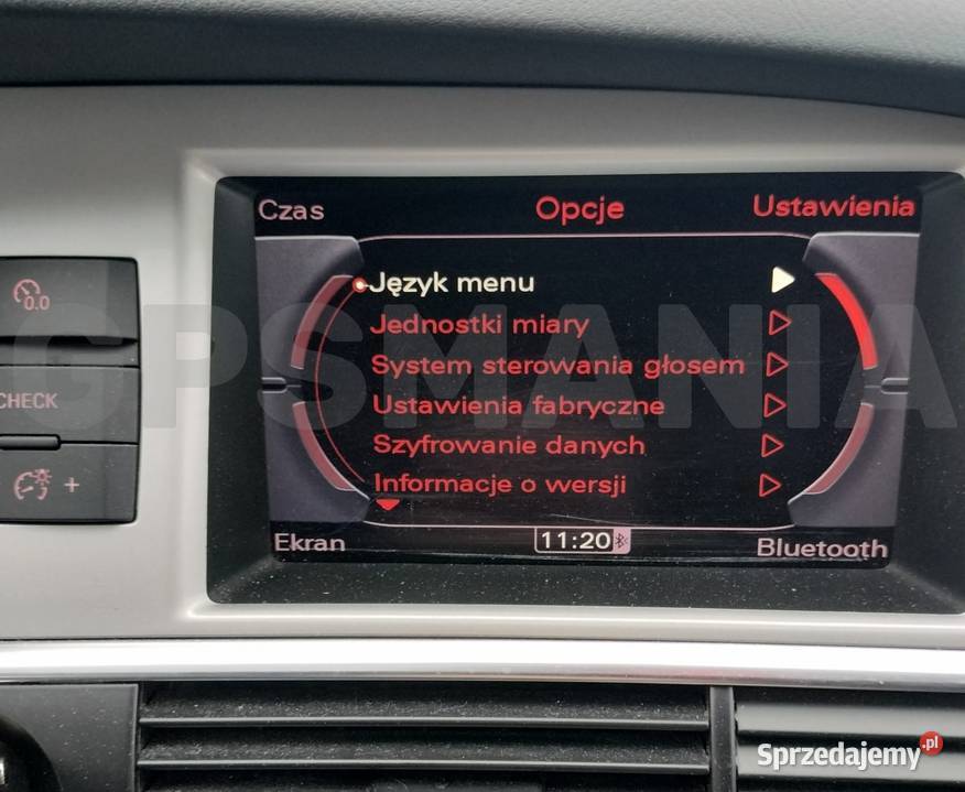 POLSKIE MENU LEKTOR NAWIGACJI AUDI A4 A5 A6 A8 Łódź