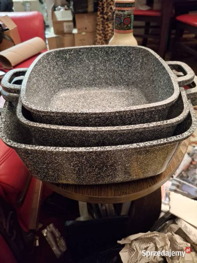 Komplet garnków granitowych Warszawa