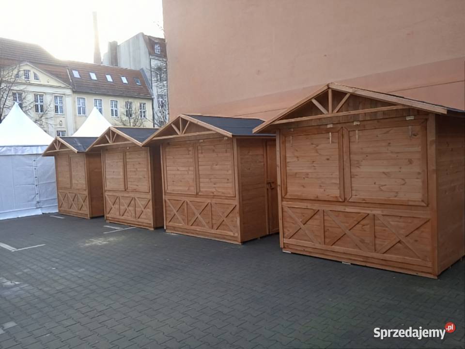 DOMEK HANDLOWY 4 DREWNIANY KIOSK SKLEPIK Parzymiechy