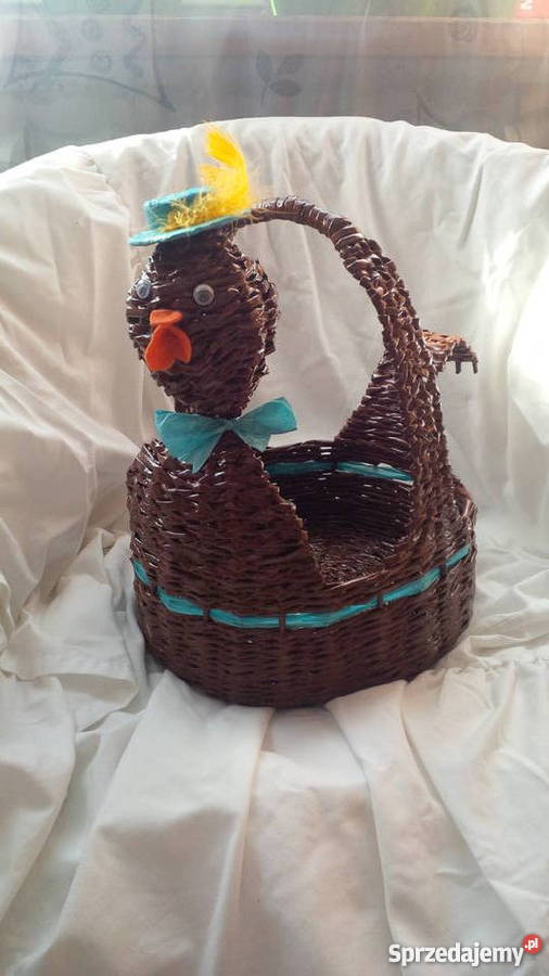 dekoracje wielkanocne wiklina papierowa Janów Lubelski sprzedam
