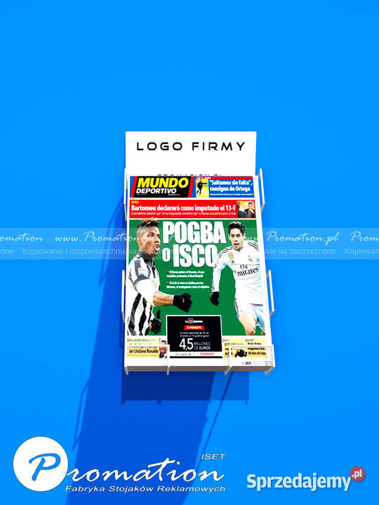 Stojak na gazety i prasę formatu A3 ladowy Łódź wyposażenie