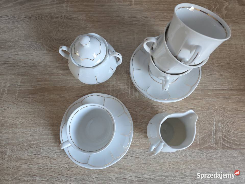 Zestaw Lubiana 11 elementów porcelana serwis Łódź
