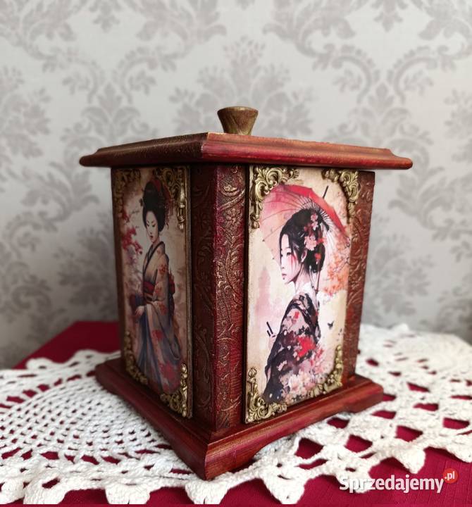 Śzkatułka w japońskim stylu