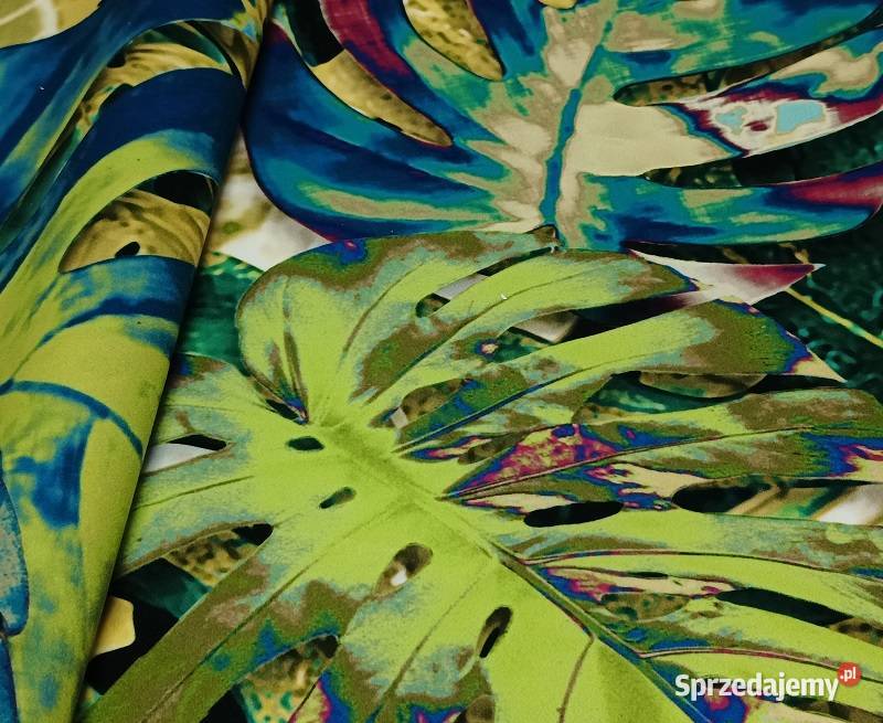 MonsteraD120 tkanina dekoracyjna obiciowa inny kolor mazowieckie Warszawa sprzedam