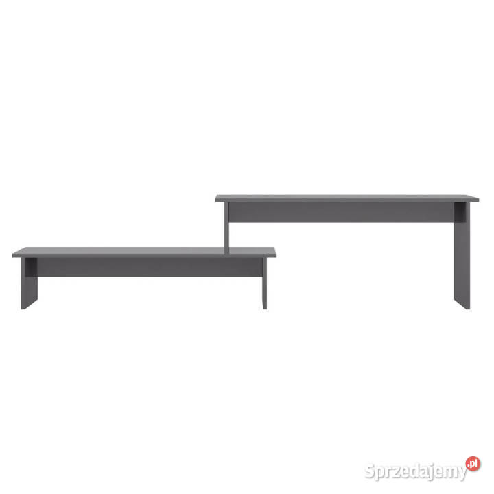 Szafka pod TV szara wysoki połysk 180x30x43 mazowieckie Warszawa
