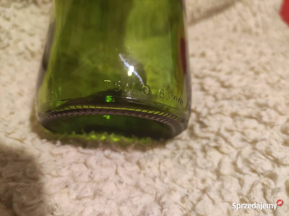8xButelka zielona 075l z wklęsłym dnem 750 odcienie zieleni Dom i Ogród Krotoszyn sprzedam