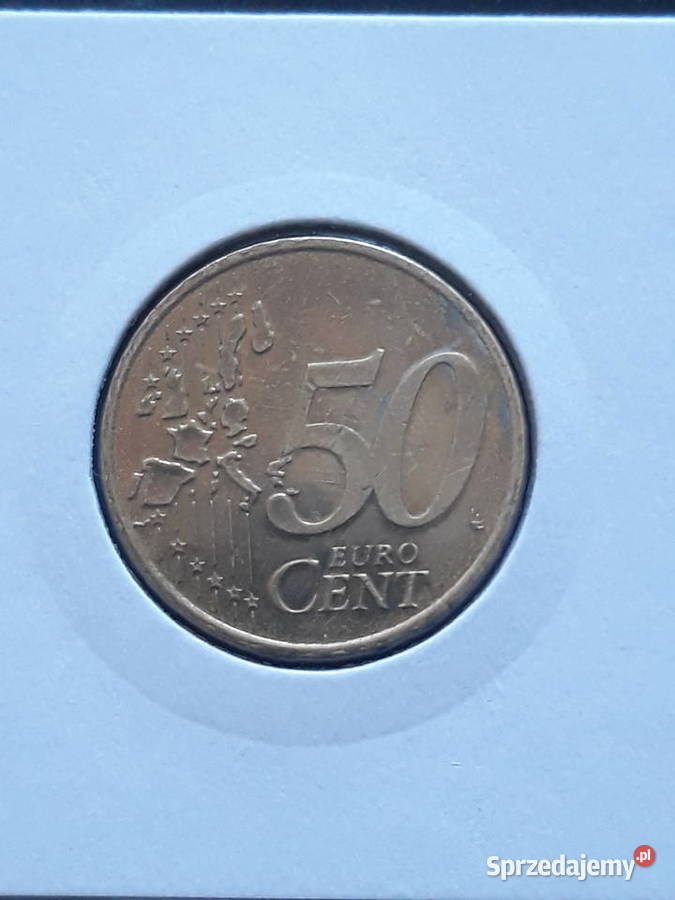 50 Eurocentów Holandia 2002 r Konin