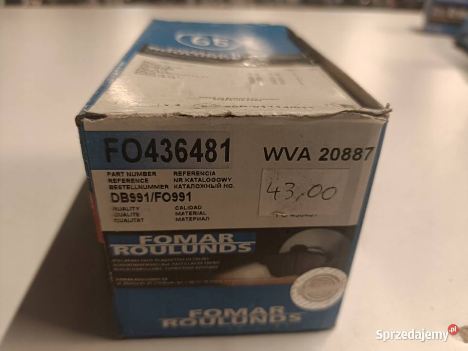 Seat Ibiza II Cordoba I VW Golf II PRZEDNIE Chełm sprzedam