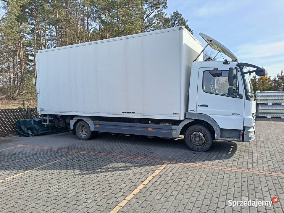 Mercedes Atego 818 2007 r 2 wł kontener 61 m 4200cm3 podlaskie Kolno sprzedam