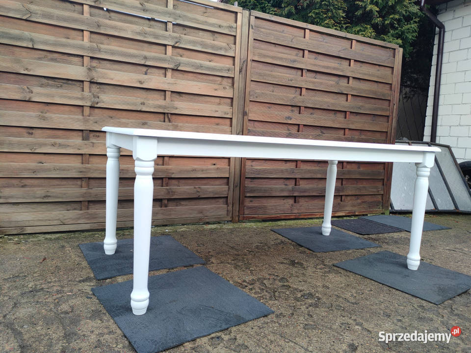 Stół drewniany biały styl prowansalski Stoły Warszawa