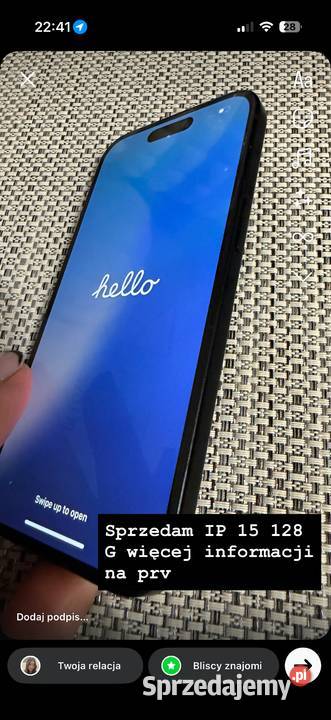iPhone 15 Szreniawa sprzedam