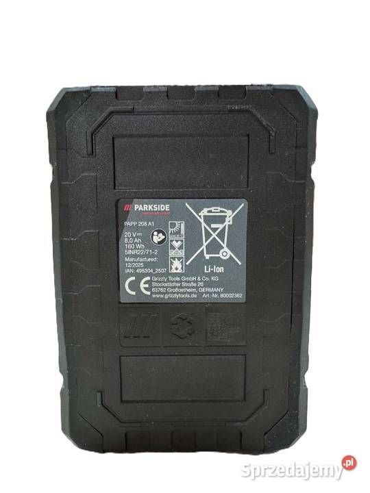 Akumulator Parkside Performance Smart 20 V 8 Ah Akumulatory