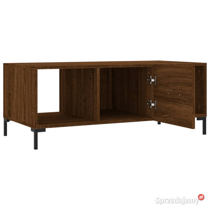 Stolik kawowy brązowy dąb 102x50x40 WM829307 mazowieckie Warszawa sprzedam