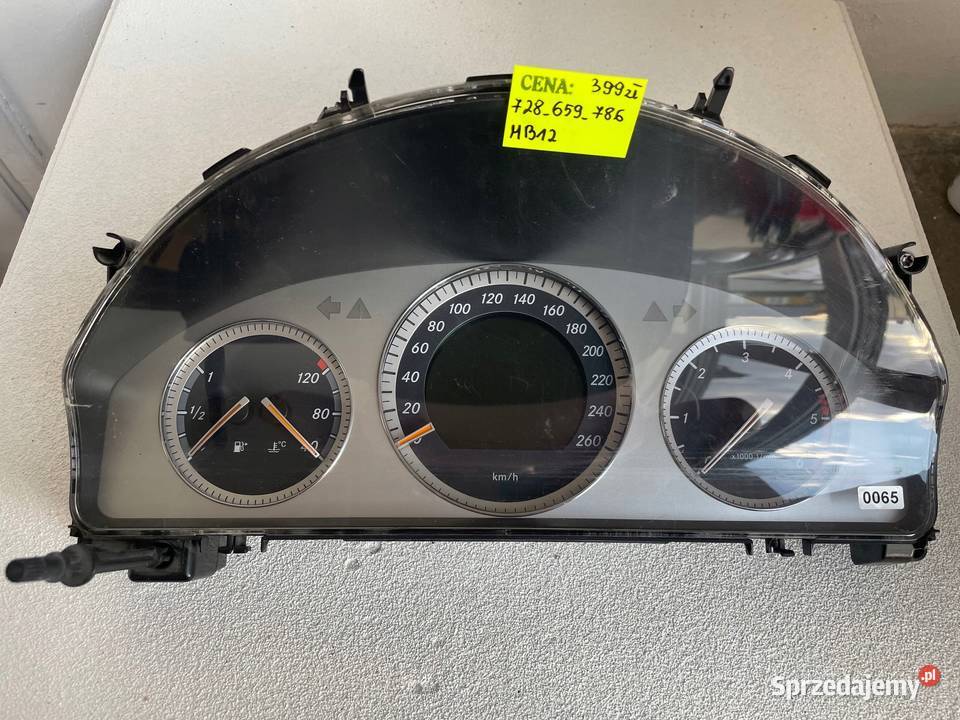 LICZNIK ZEGARY MERCEDES BENZ W203 W204 W169 W245