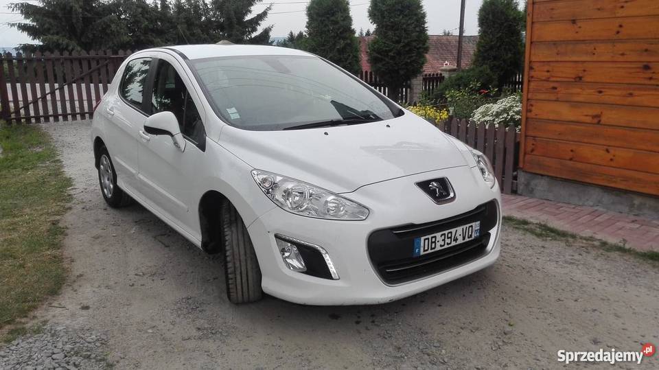 Peugeot 308 2013 r led czujniki cofania okazja MP3 Jordanów sprzedam