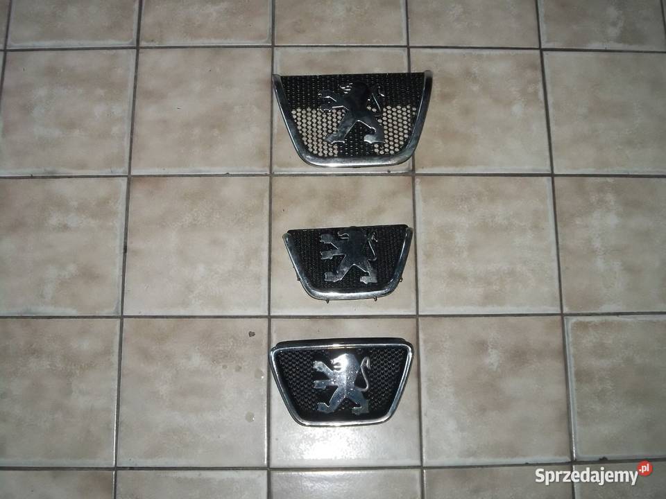 peugeot 206 logo znaczek grill atrapa Jędrzejów sprzedam