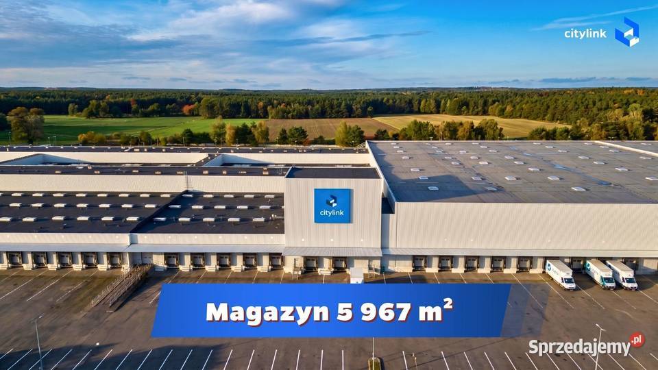 Magazyn POZNAŃ 5967 m2 1 mc bezpośrednio wielkopolskie