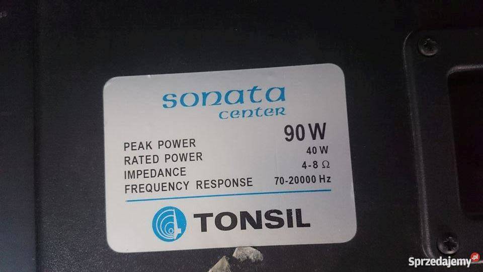 Zestaw Tonsil ZgC 408513 Tonsil Sonata Center Górzno