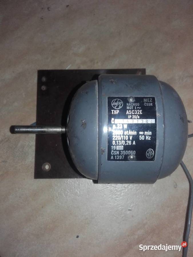 silnik elektryczny indukcyjny 23w 220V czeski Będzin sprzedam