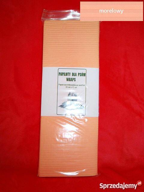 PAPILOTY PSÓW papierowofoliowe 33x12 gumki Działdowo sprzedam