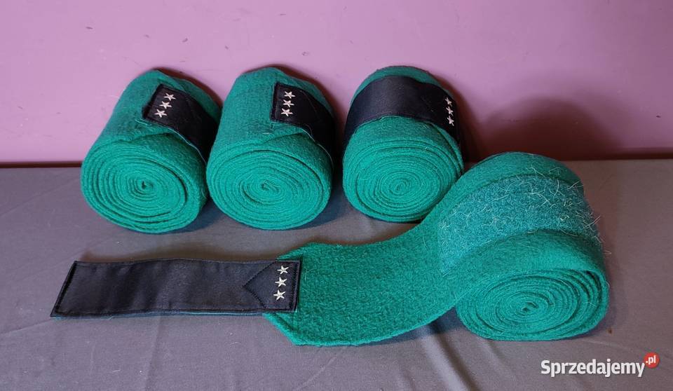 nowe owijki polarowe turkusowe 4 sztuki 300x10 Jasień