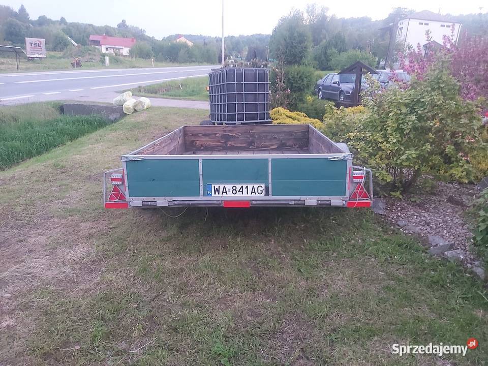 Przyczepka samochodowa pod koparkę towarowe Baryczka