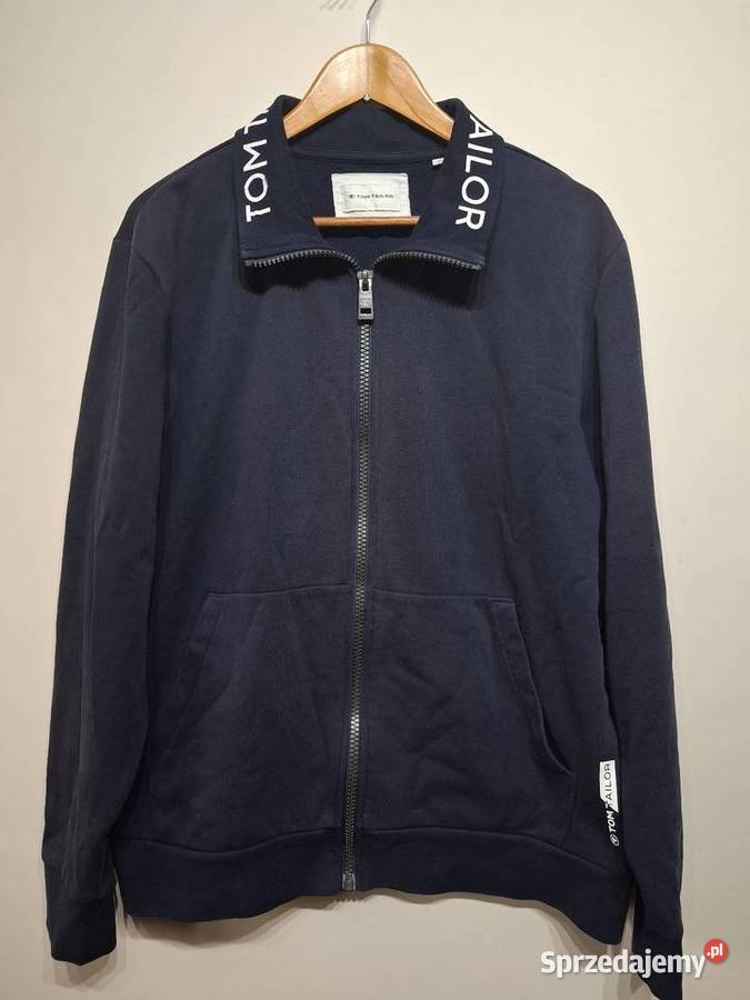 Tom Tailor XL granatowa bluza zapinana czarny Kraków sprzedam