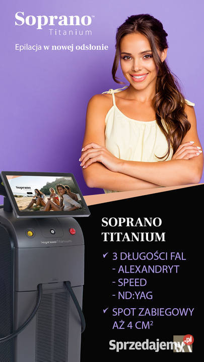 LASER DO DEPILACJI SOPRANO TITANIUM małopolskie Kraków