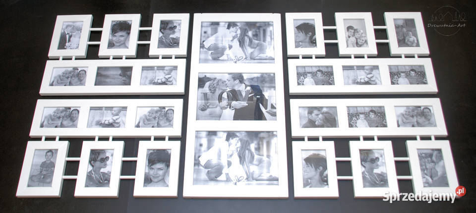 Galeria Multirama z drewna Ramka NA zdjęcia Foto Gdańsk