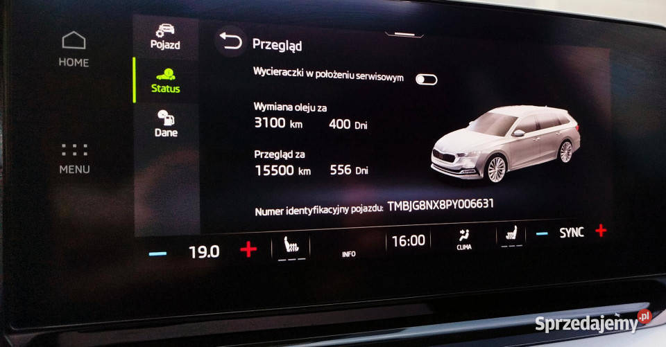 Skoda Octavia 20TDI DSG Clever bogate wielofunkcyjna kierownica Octavia śląskie Dąbrowa Górnicza