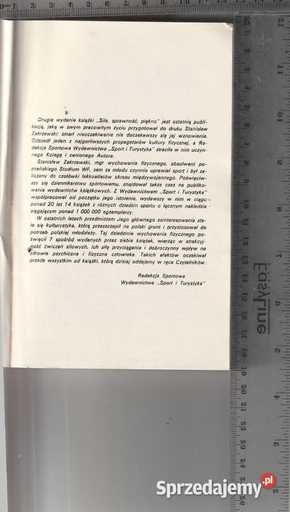 Siłą sprawność piękno S Zakrzewski Pruszków