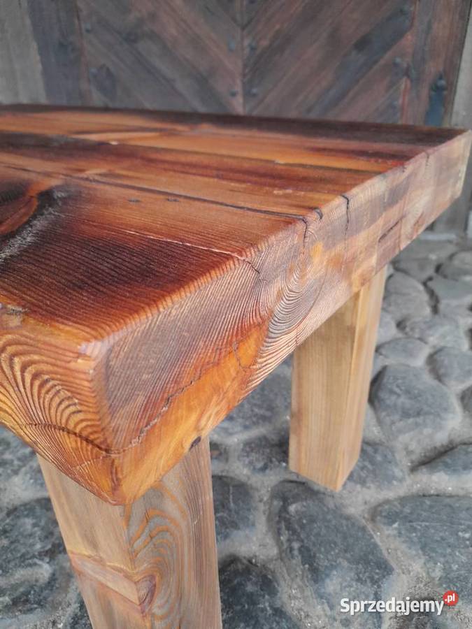 Stolik kawowy stare drewno