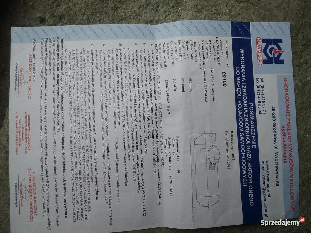 Instalacja LPG gaźnik Stronie Śląskie