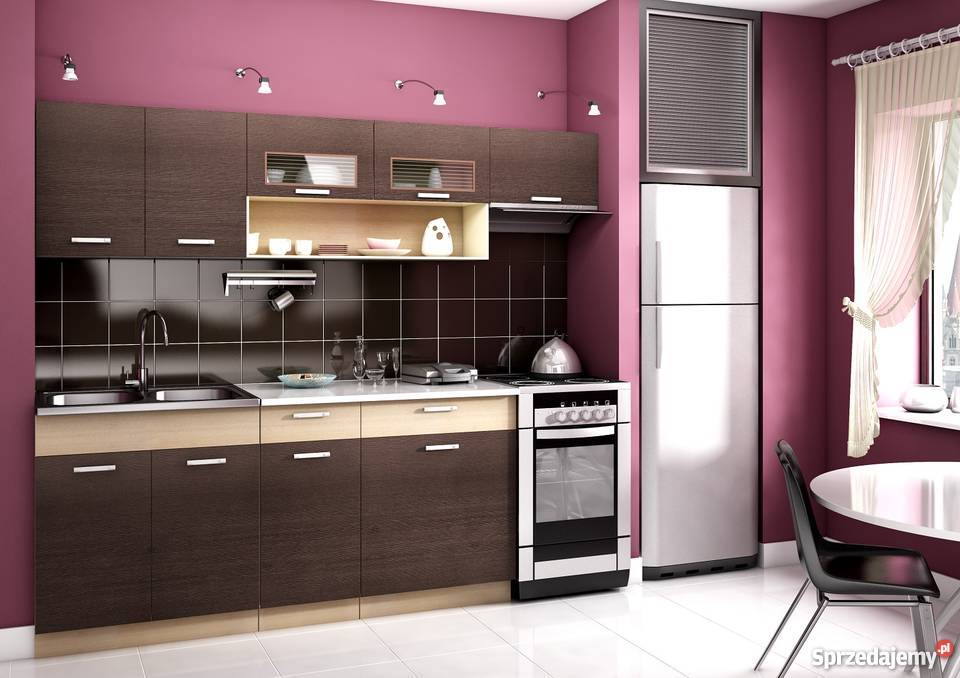 Zestaw mebli kuchennych MORENO kasztan Blat w Słupsk