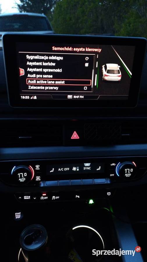 Audi A4 b9 SLine Virtual 3 strefy autoalarm Gorzów Wielkopolski