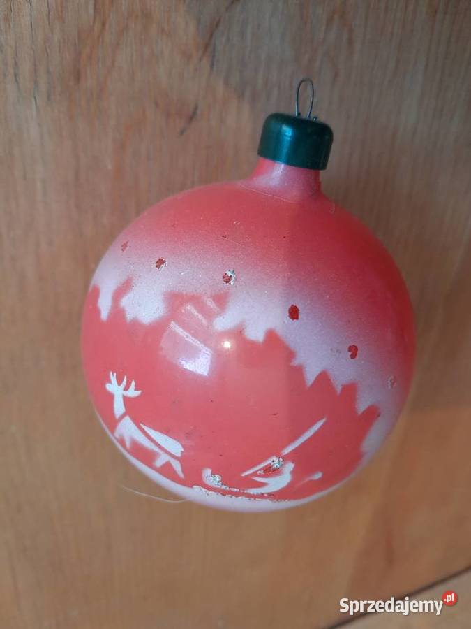 Stare bombki choinkowe 5 sztuk grzybek szyszka śląskie Dąbrowa Górnicza