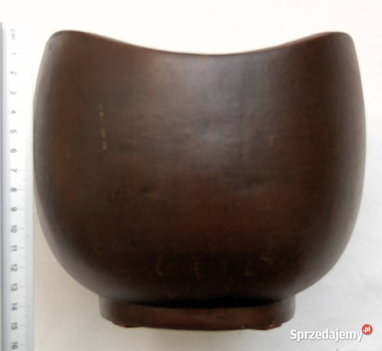 Ceramiczna brązowa doniczka donica ogrodowa śr lubelskie Lublin