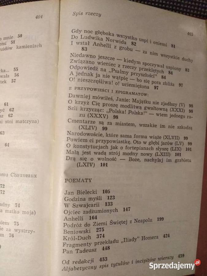 Dramaty Wiersze i poematy Juliusz Słowacki Warszawa